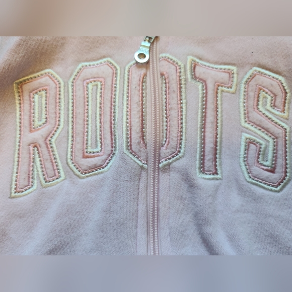 4 for $28 - Roots Girls XL (18-24m) Pink Zip Hoodie - Picture 3 of 4